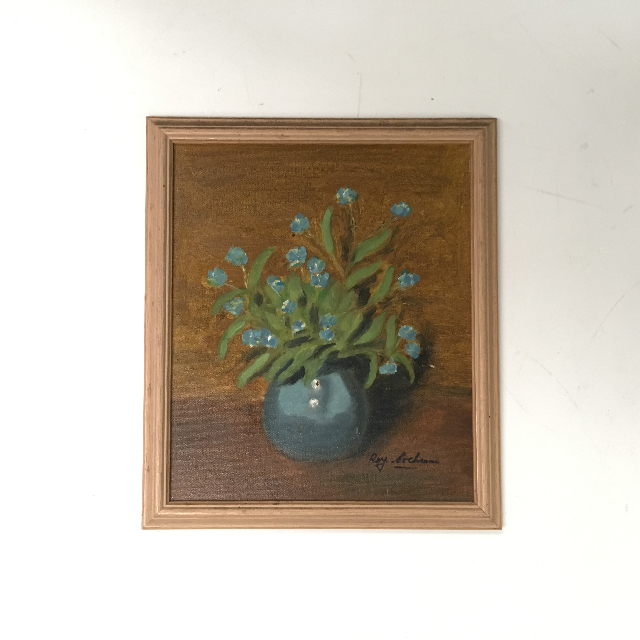 ARTWORK, Still Life (Small) - Blue Vase Flowers